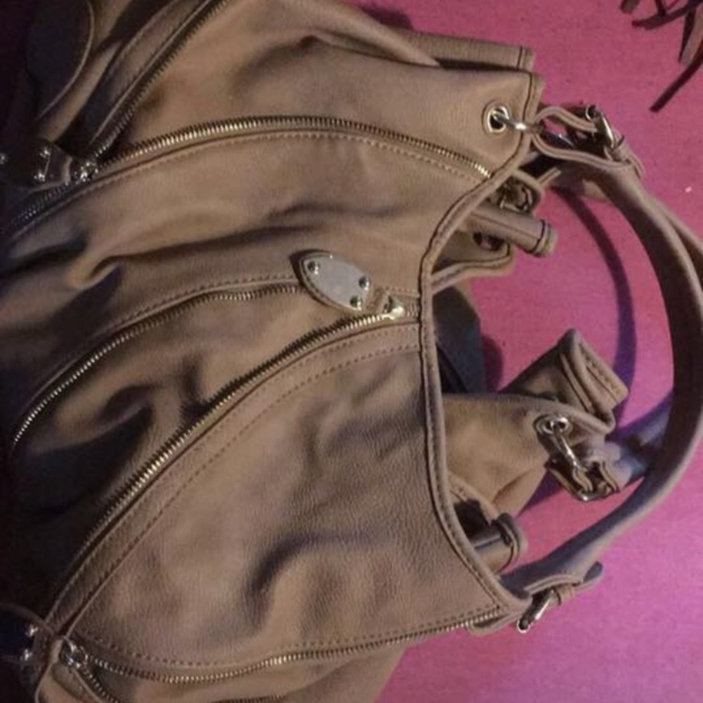 Justfab brown leather purse